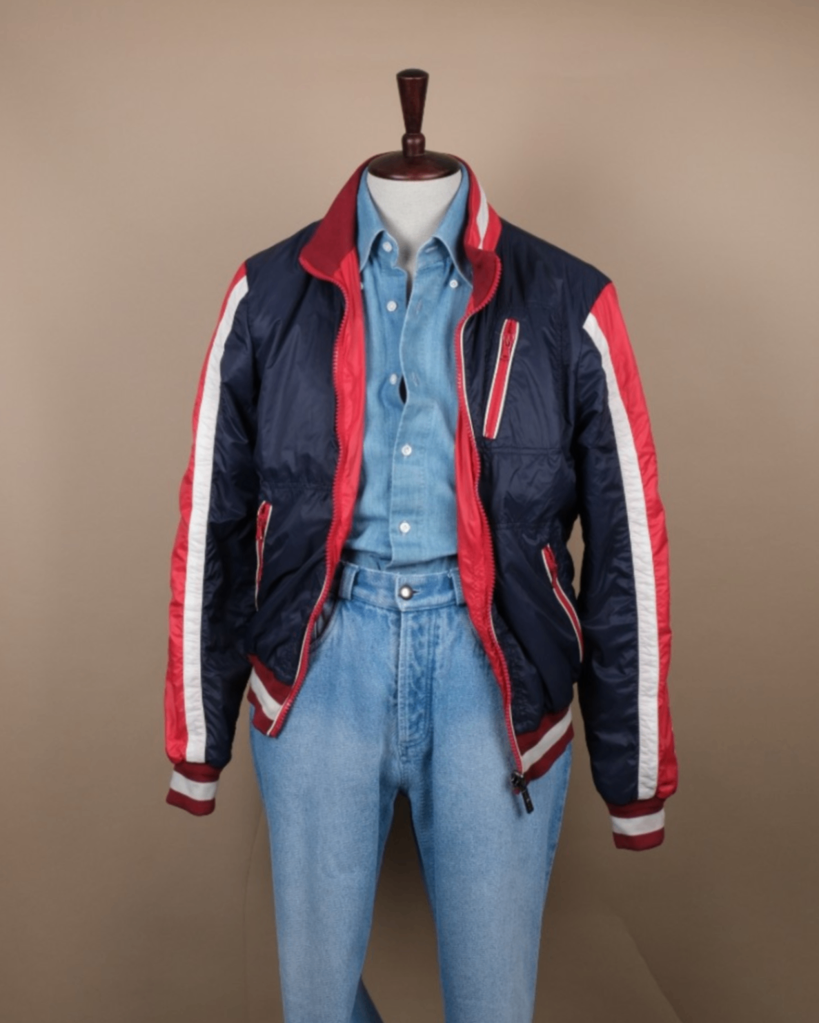 Navy/Red Reversible Racing Jacket