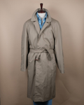 Beige Belted Raglan Coat