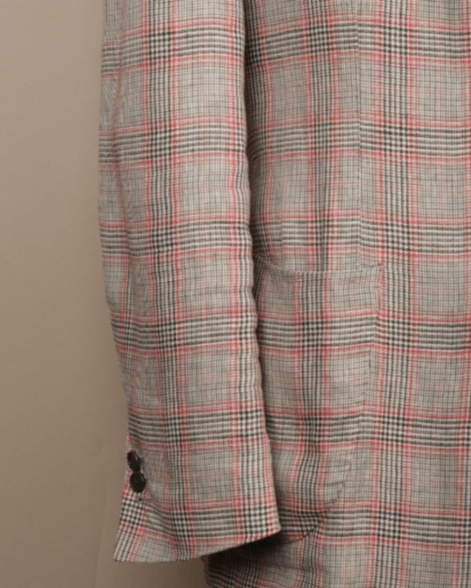Prince of Wales Solbiati Linen Sports Jacket