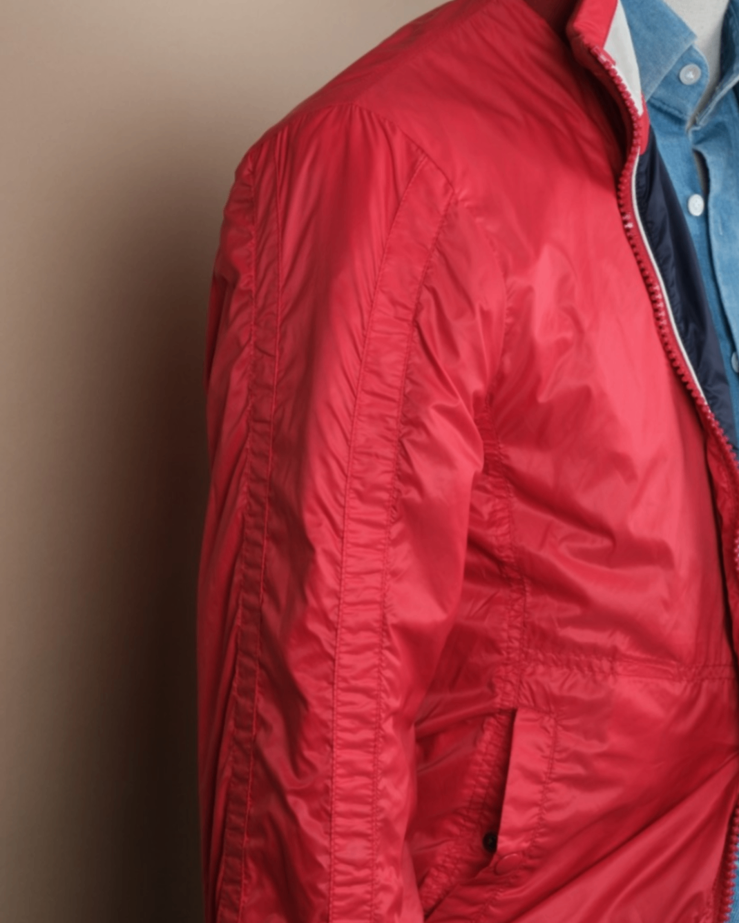 Navy/Red Reversible Racing Jacket