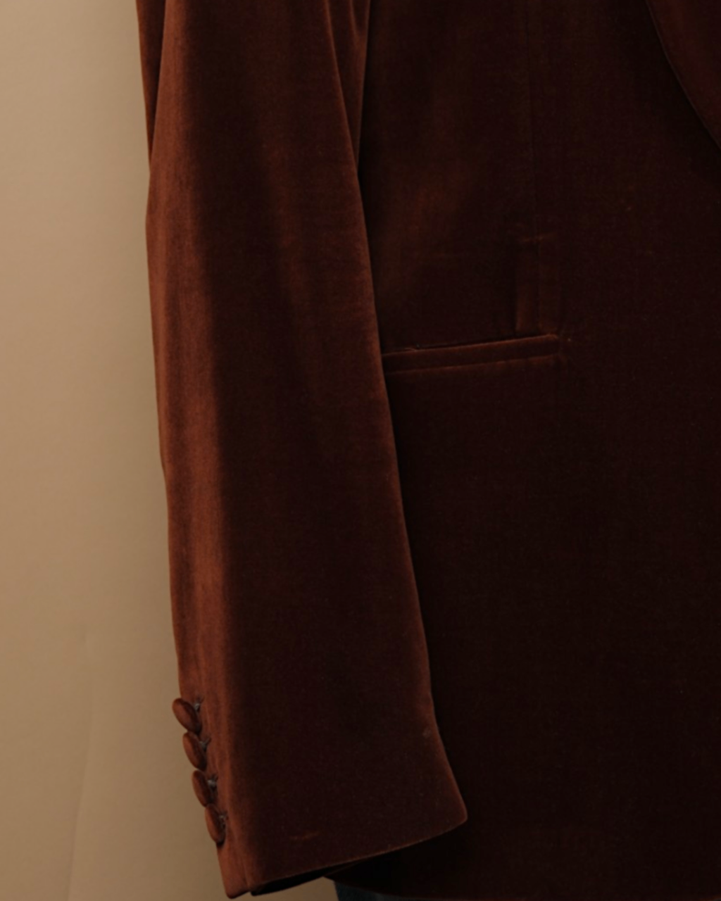 Reddish Brown Shawl Velvet Tuxedo