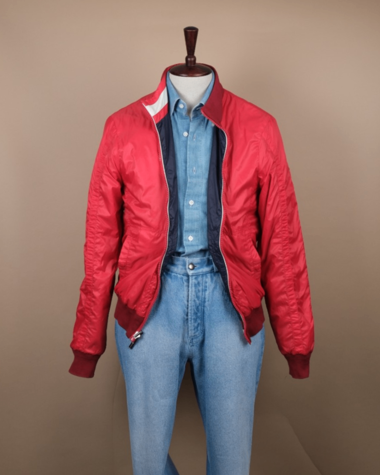 Navy/Red Reversible Racing Jacket