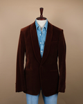 Reddish Brown Shawl Velvet Tuxedo