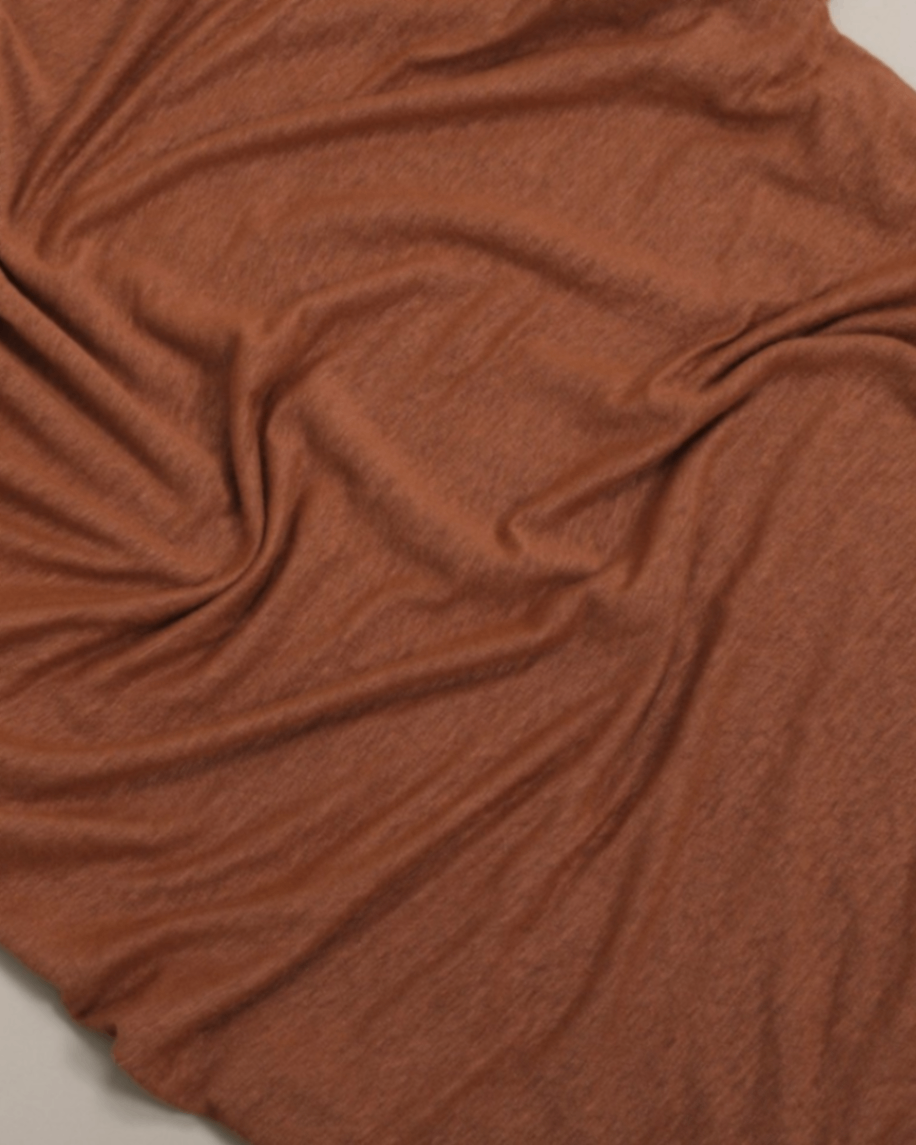 Warm Tobacco Linen T-Shirt