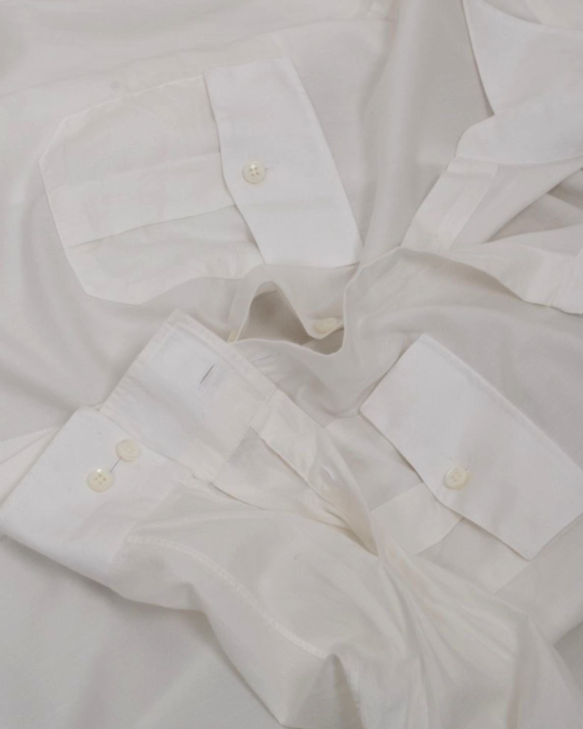Off-White Summer Flannel Patch Pocket Shirt