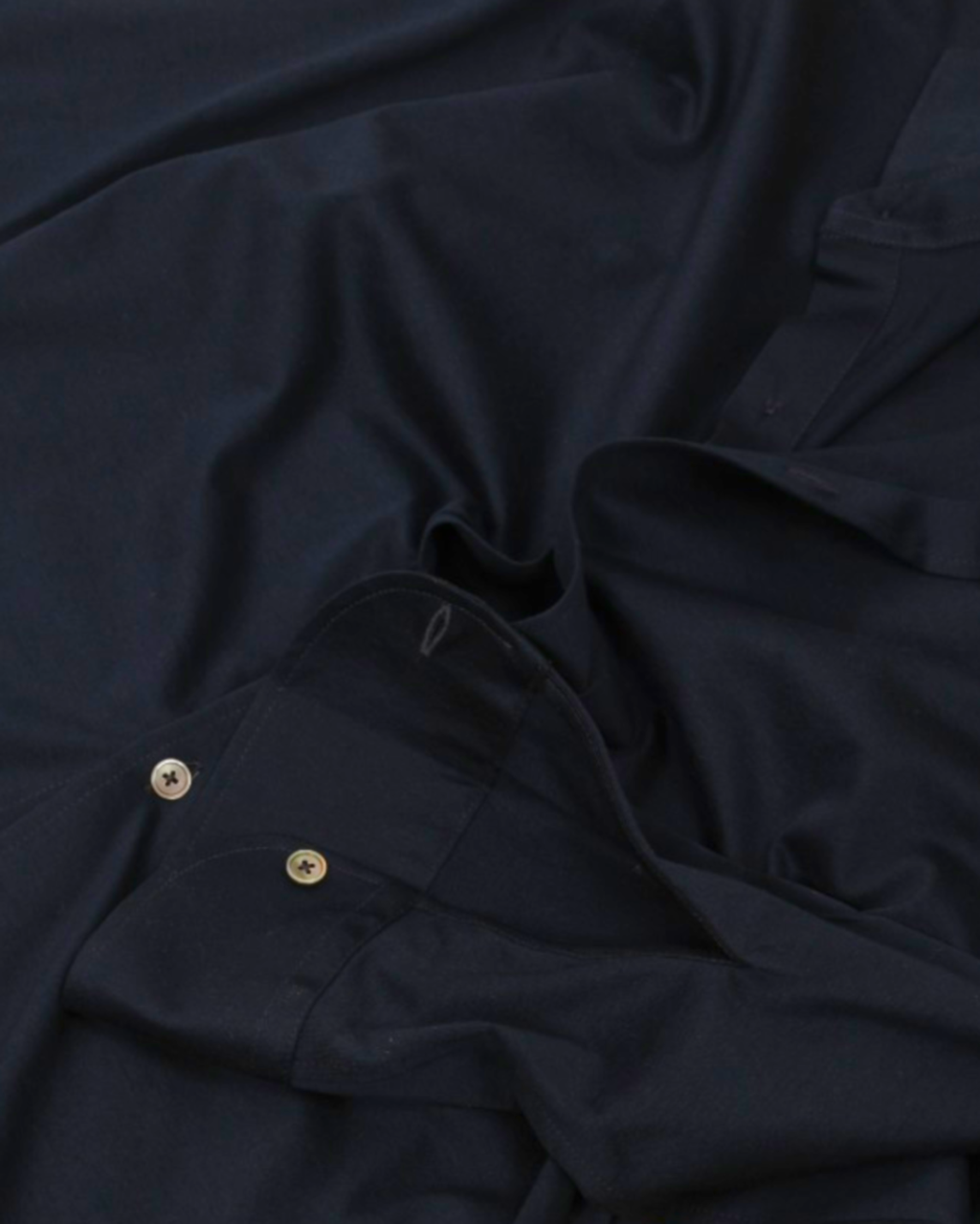 Navy Filo di Scozia Shirt