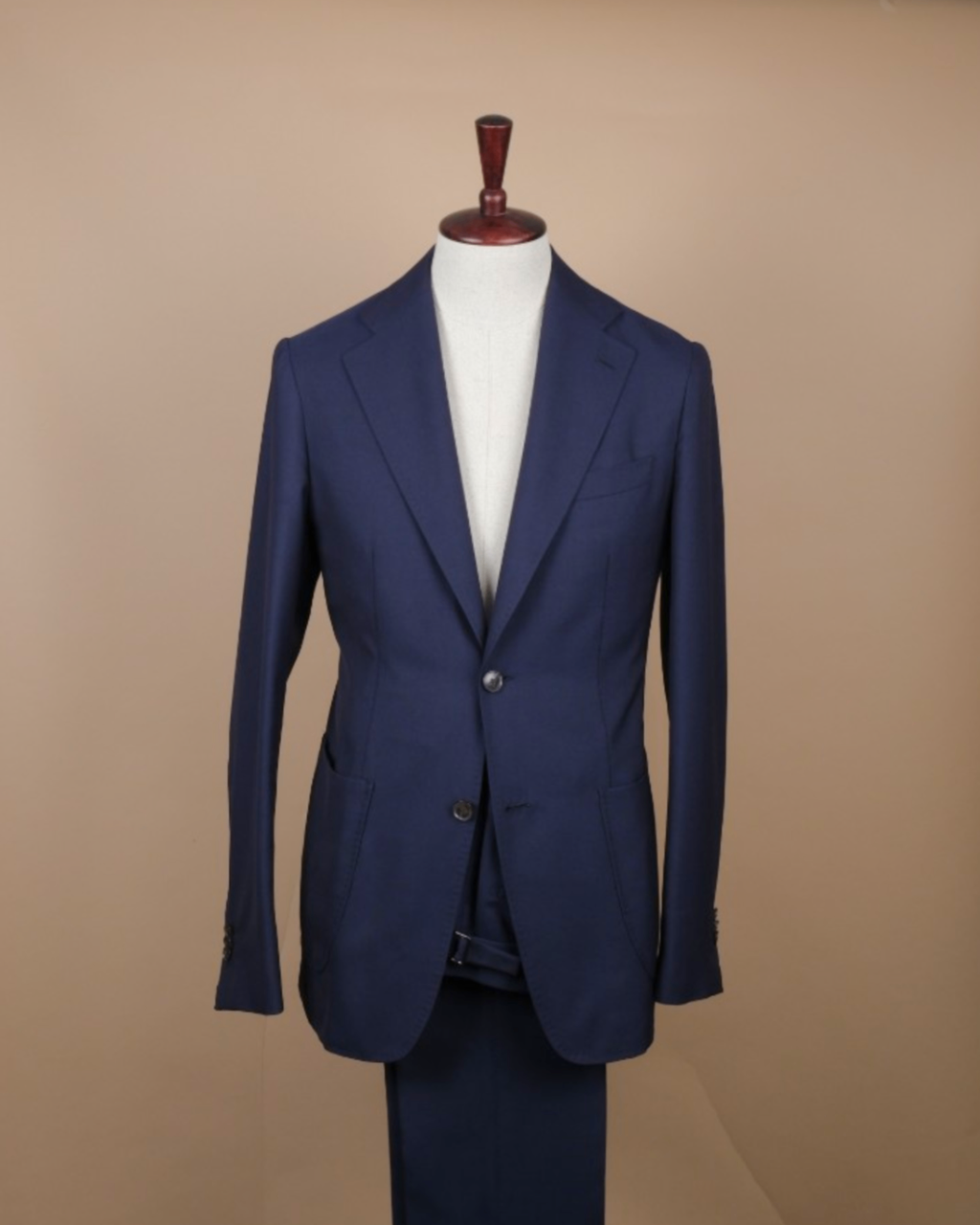 Navy Worsted Wool Suit