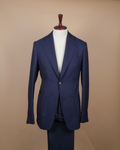 Navy Worsted Wool Suit