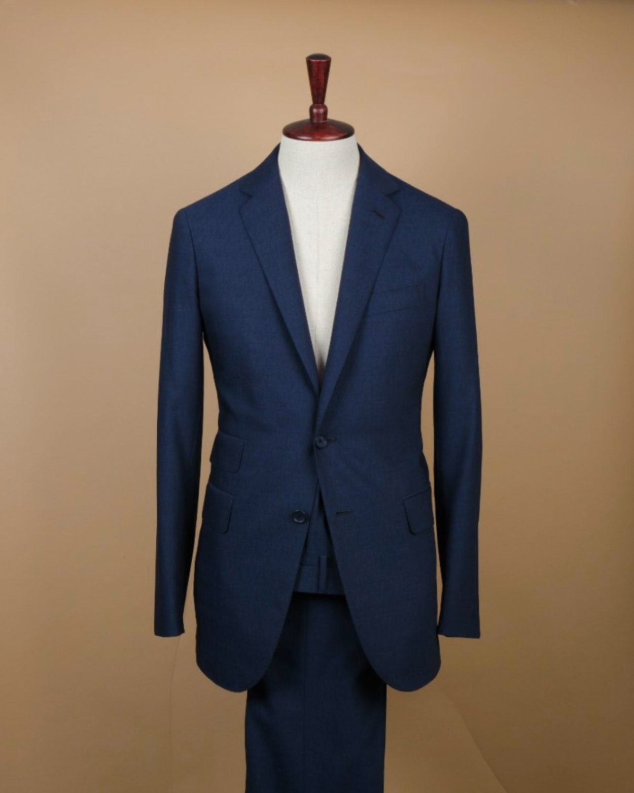 Navy Wool/Mohair Suit