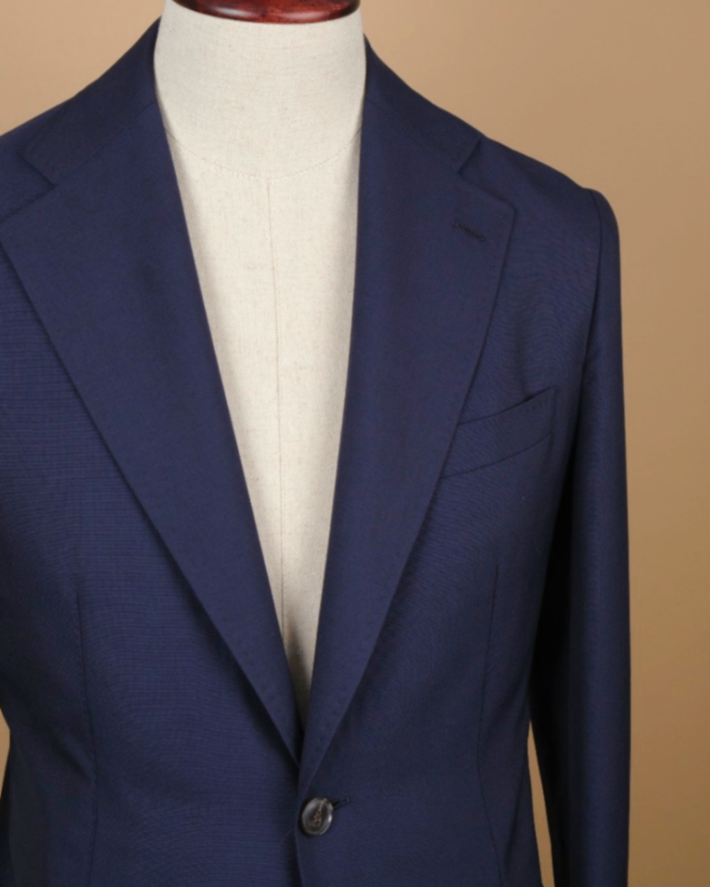Navy Worsted Wool Suit