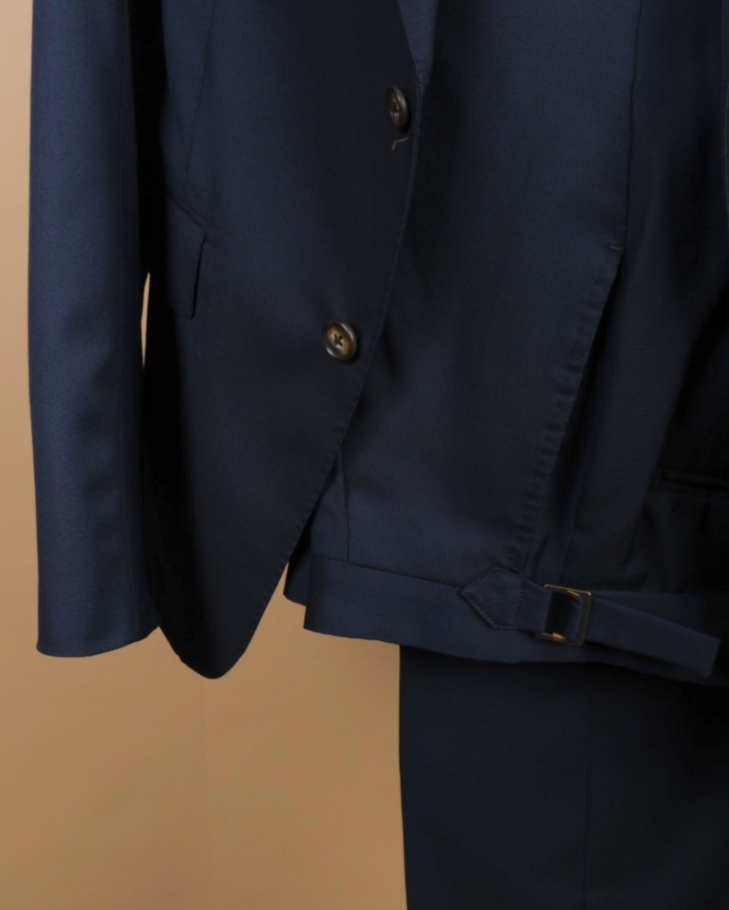 Navy Worsted Wool Suit