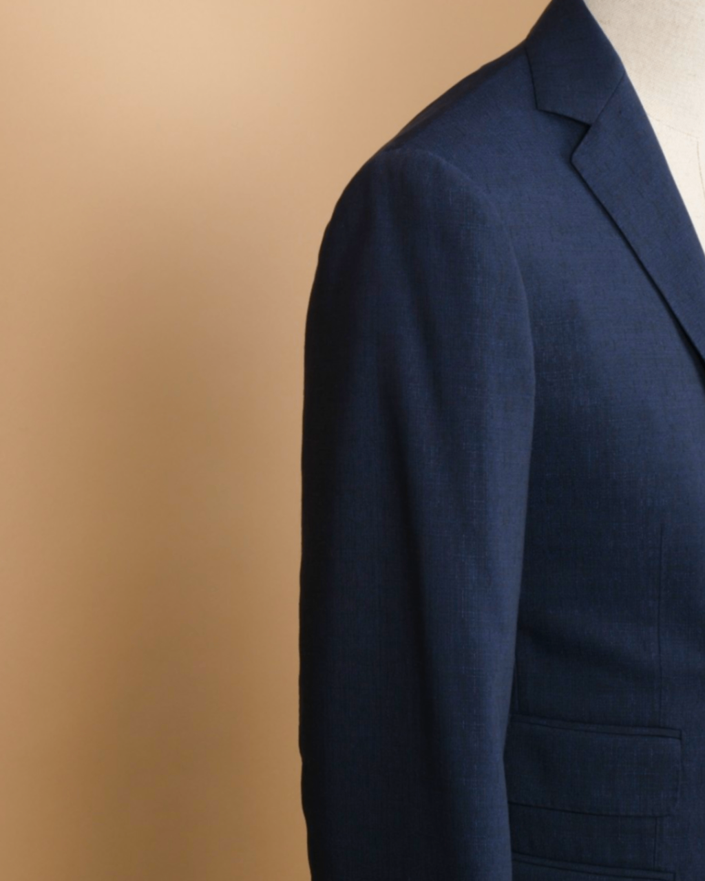 Navy Wool/Mohair Suit