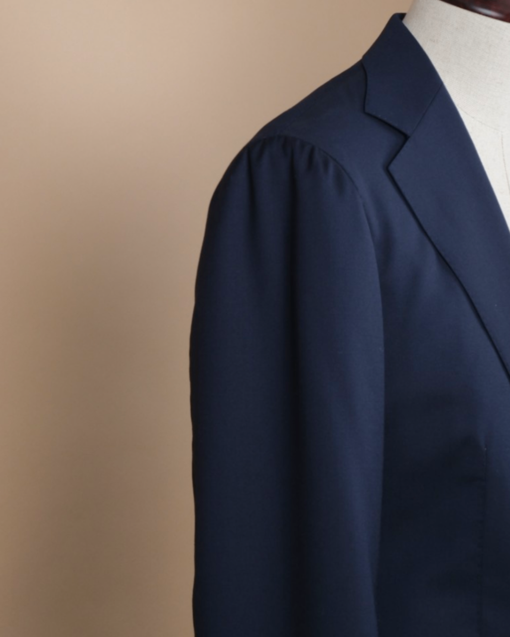 Navy Worsted Wool Suit