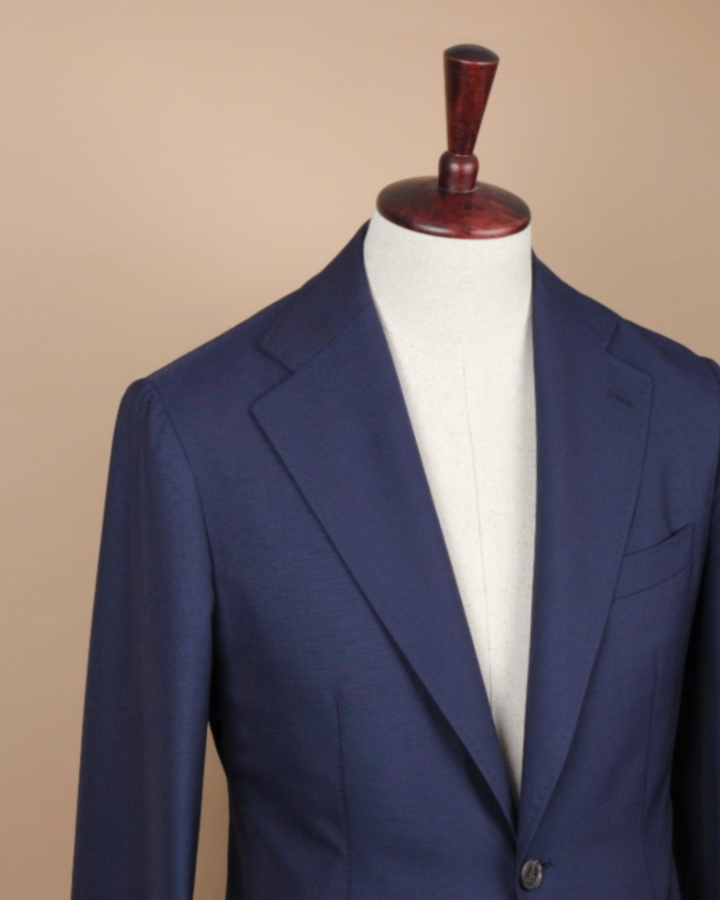 Navy Worsted Wool Suit