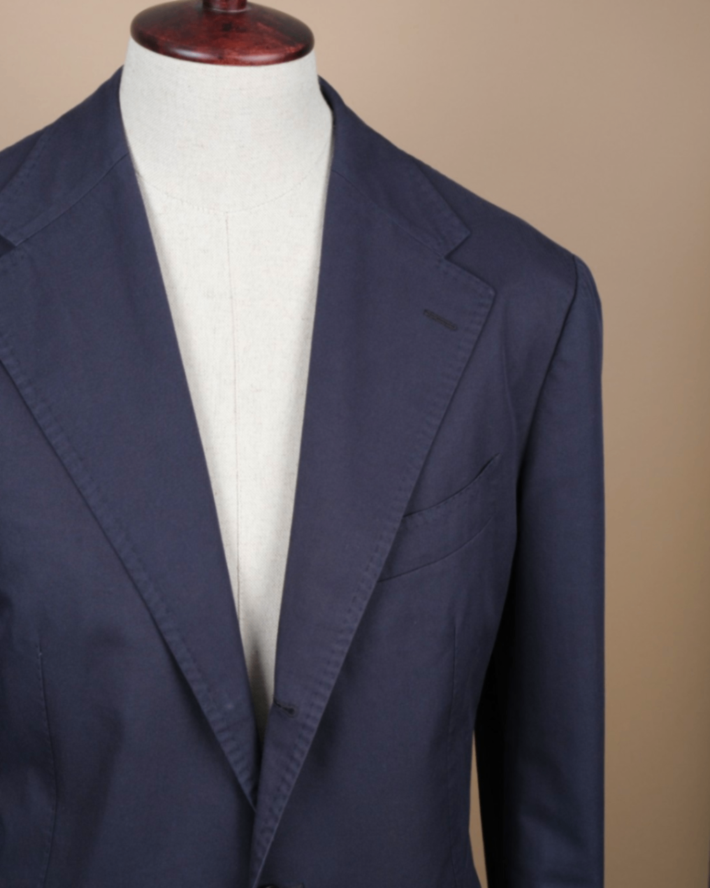 Navy E.Thomas Cotton Suit