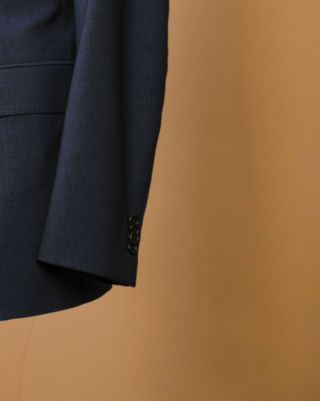 Navy Wool/Mohair Suit