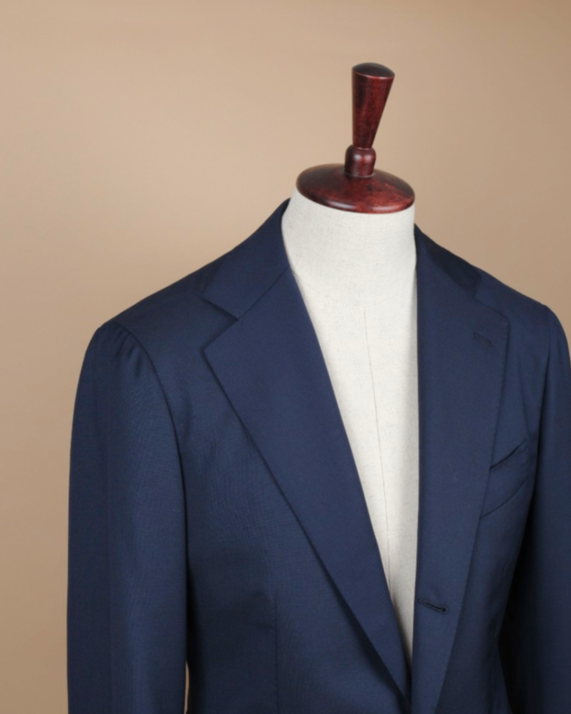 Navy Worsted Wool Suit