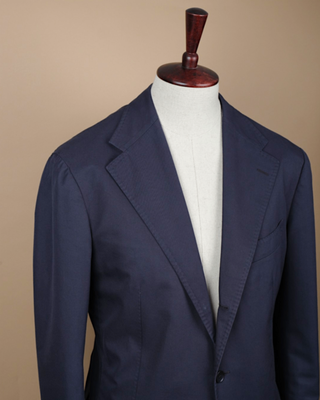 Navy E.Thomas Cotton Suit