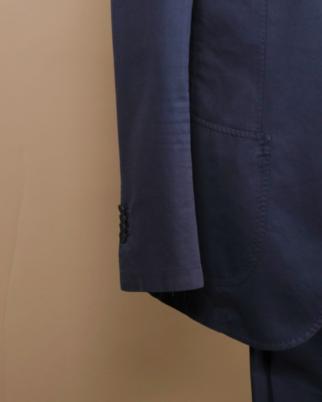 Navy E.Thomas Cotton Suit