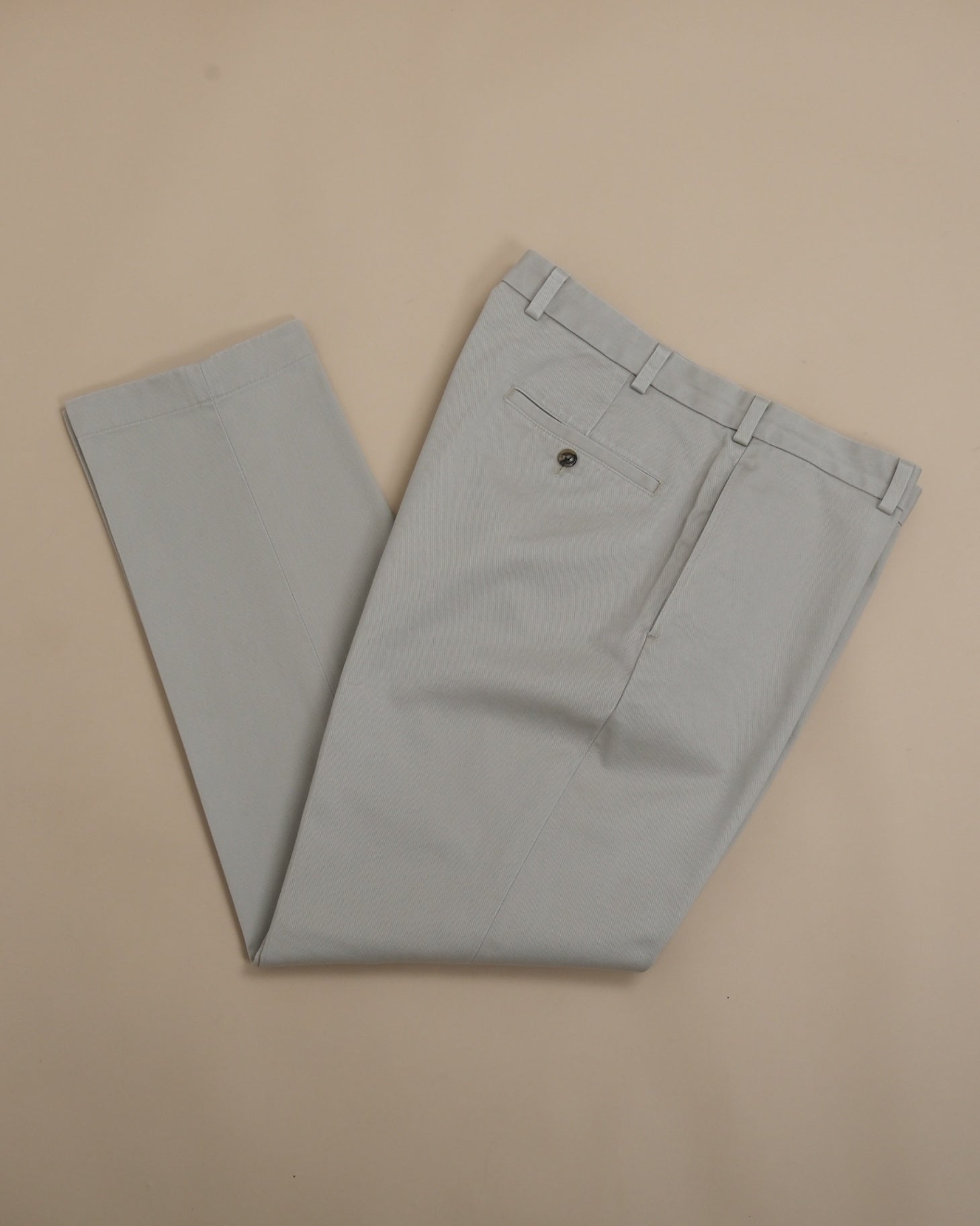 Beige Heavy Cotton Chinos