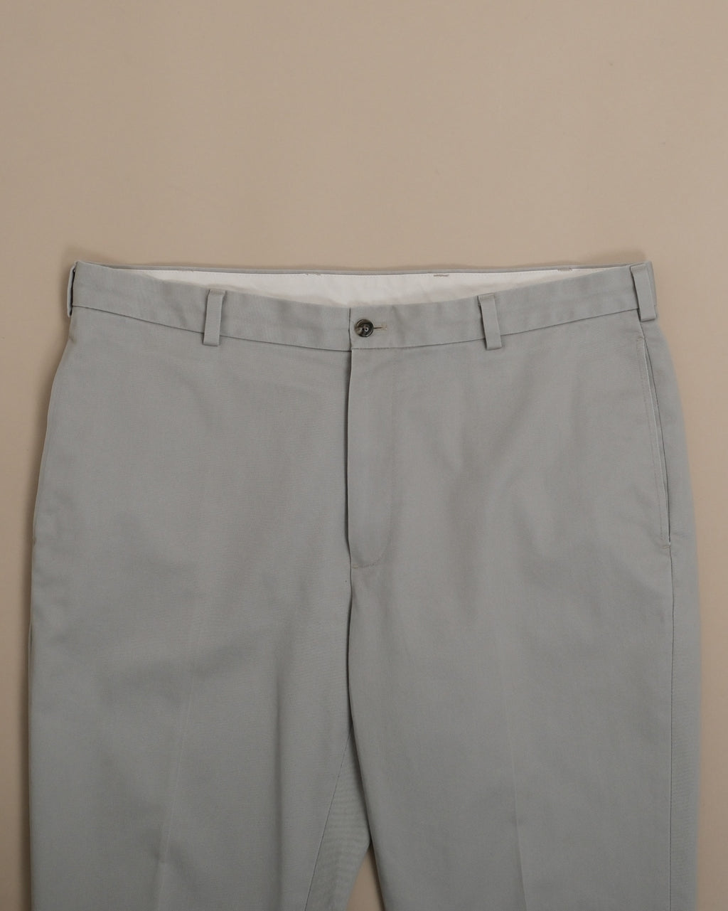 Beige Heavy Cotton Chinos