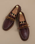 Burgundy Leather Boat Shoes