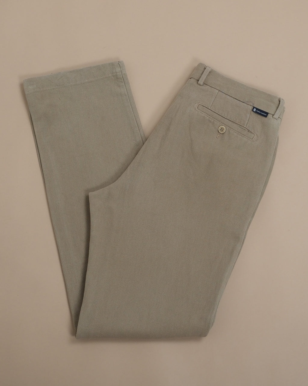 Khaki Cotton Canvas Trousers