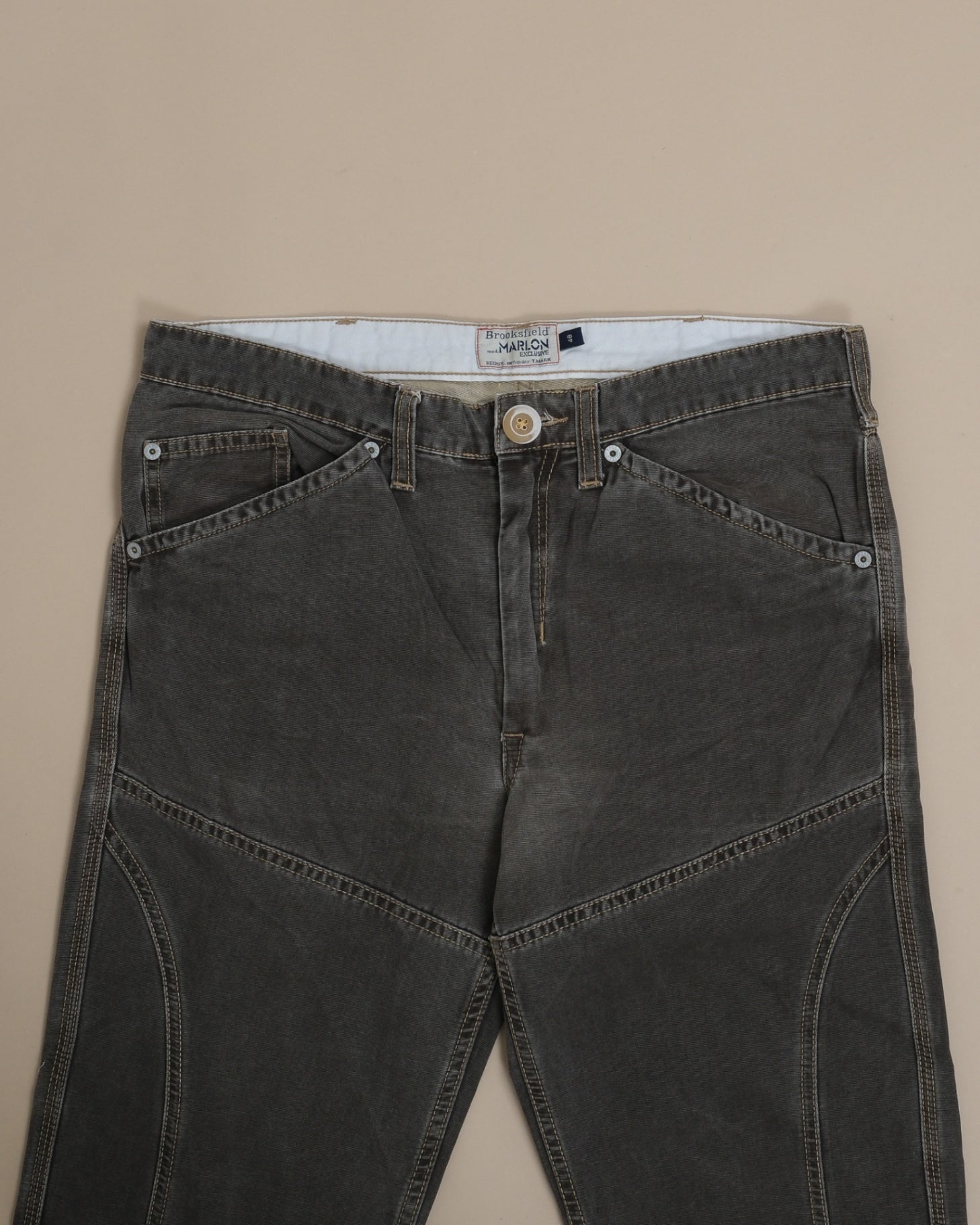 Mud Cotton Canvas "Double Knee" 5-Pocket Trousers