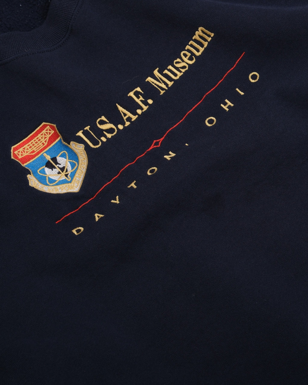 Navy Jersey Crewneck, Made in USA