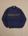 Navy Raglan Jersey Crewneck, Made in USA