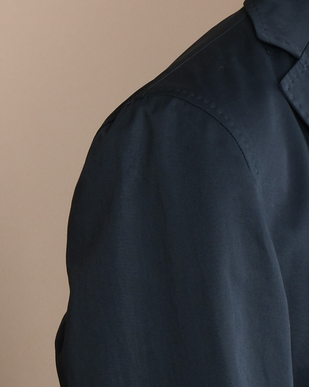 Navy Cotton Unconstructed Sports Jacket