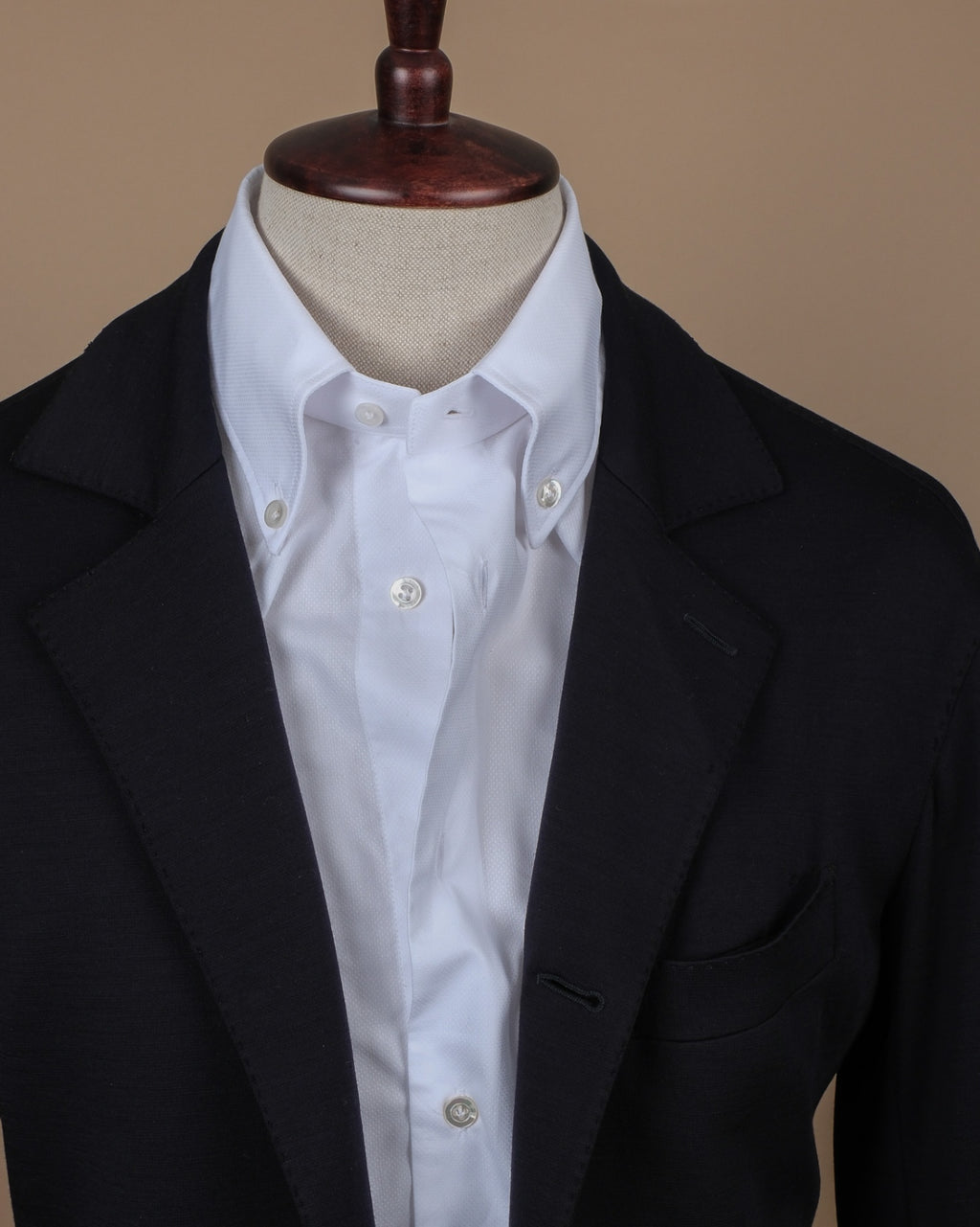 Navy Reda Wool Jersey Teba Jacket