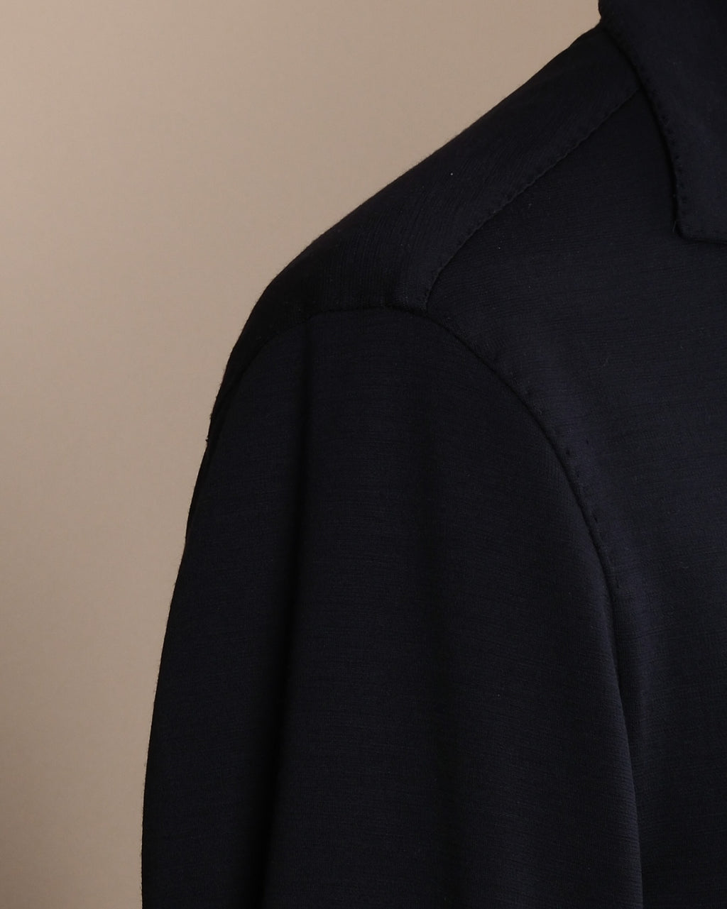 Navy Reda Wool Jersey Teba Jacket