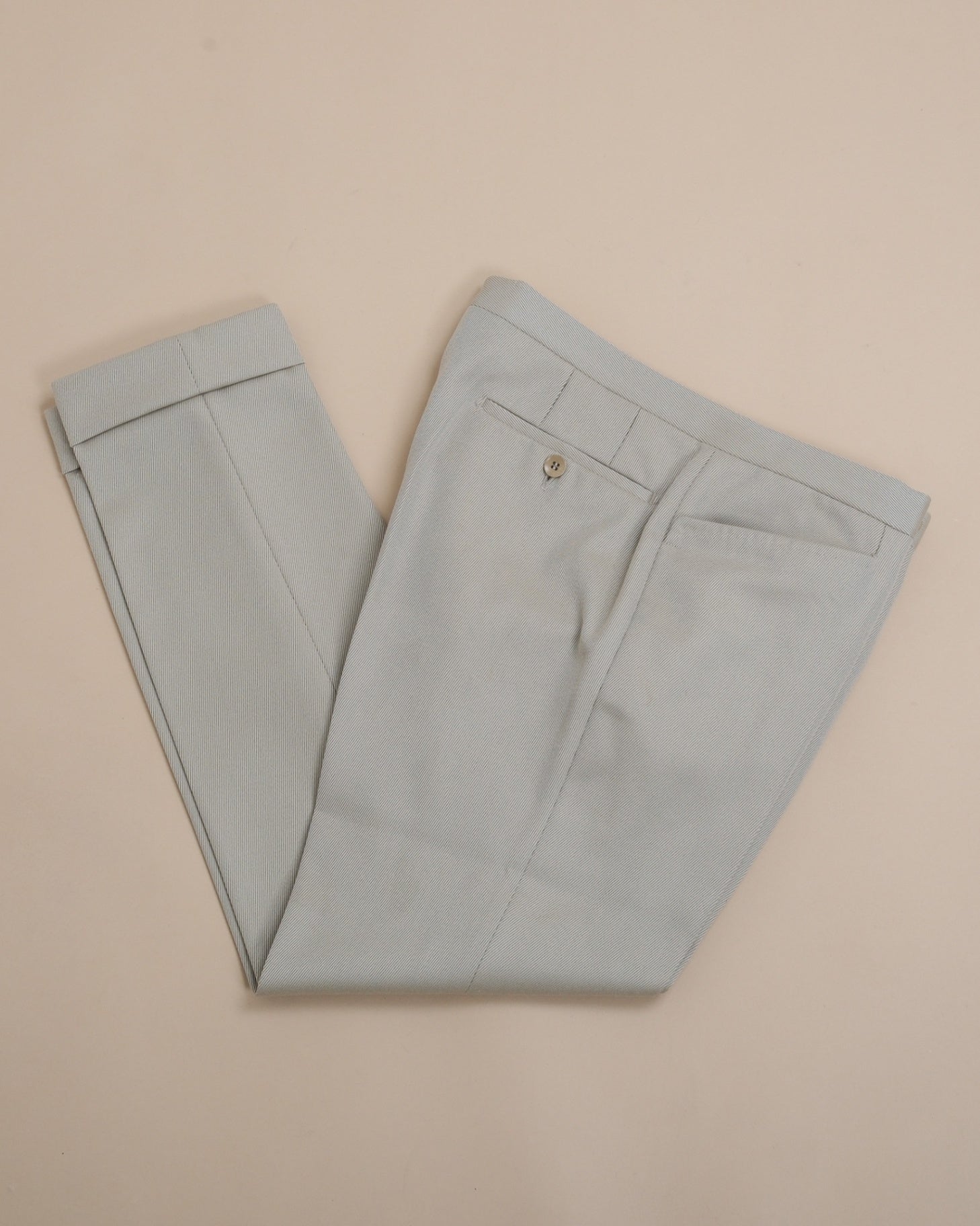 Beige Cavalry Twill French Pocket Trousers