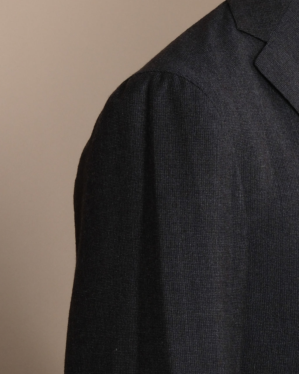 Brown/Grey Mini Check Virgin Wool Sports Jacket