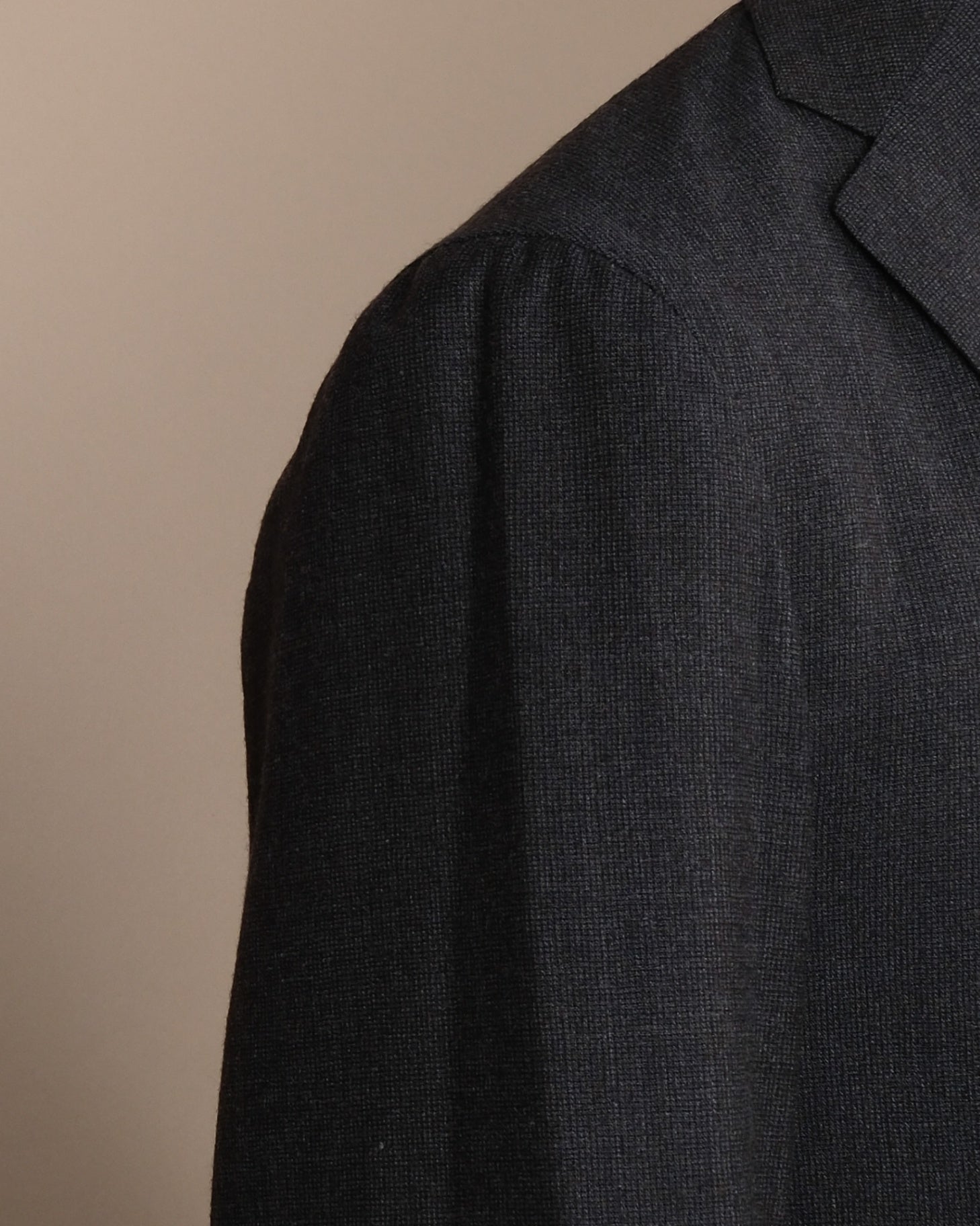 Brown/Grey Mini Check Virgin Wool Sports Jacket