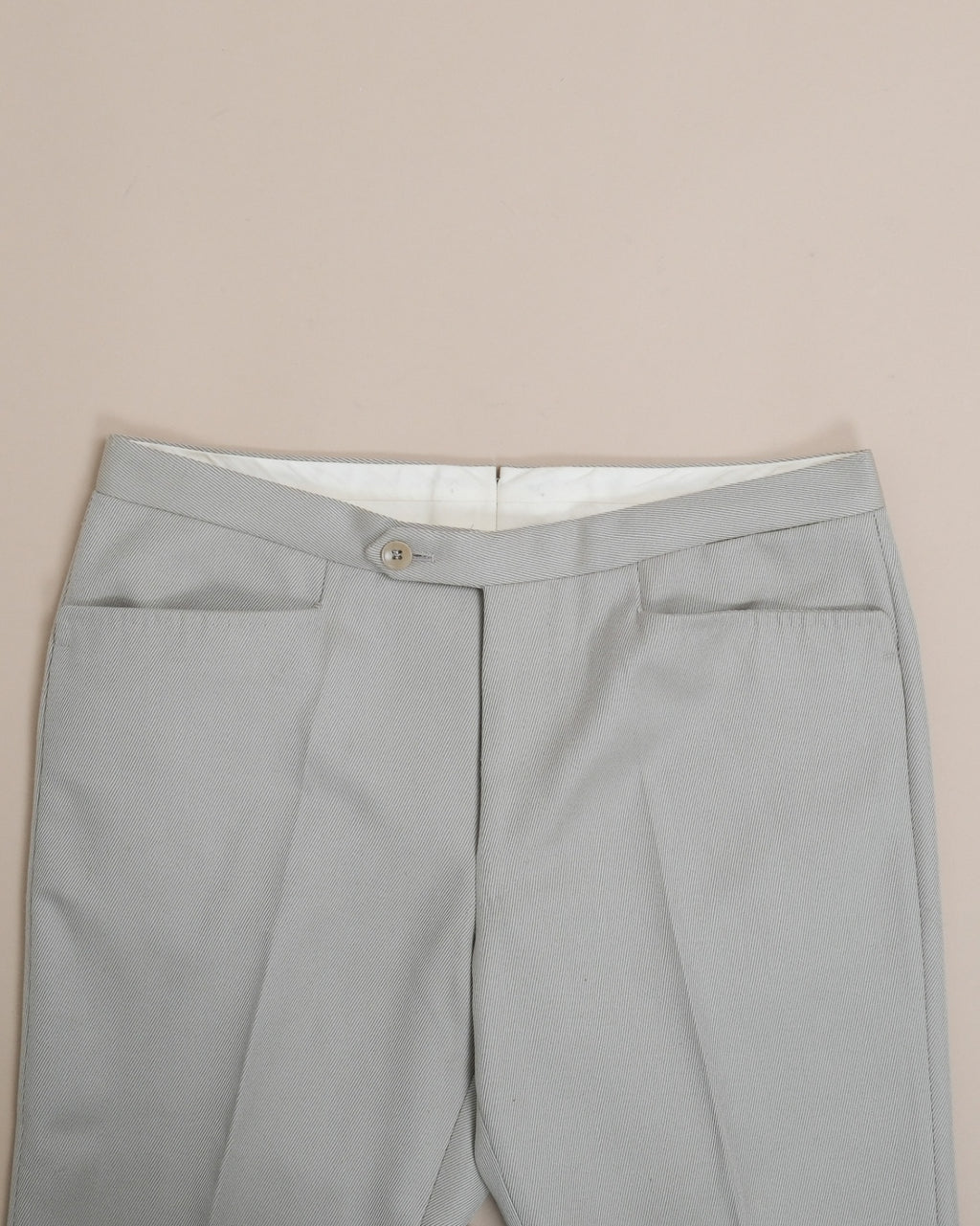 Beige Cavalry Twill French Pocket Trousers