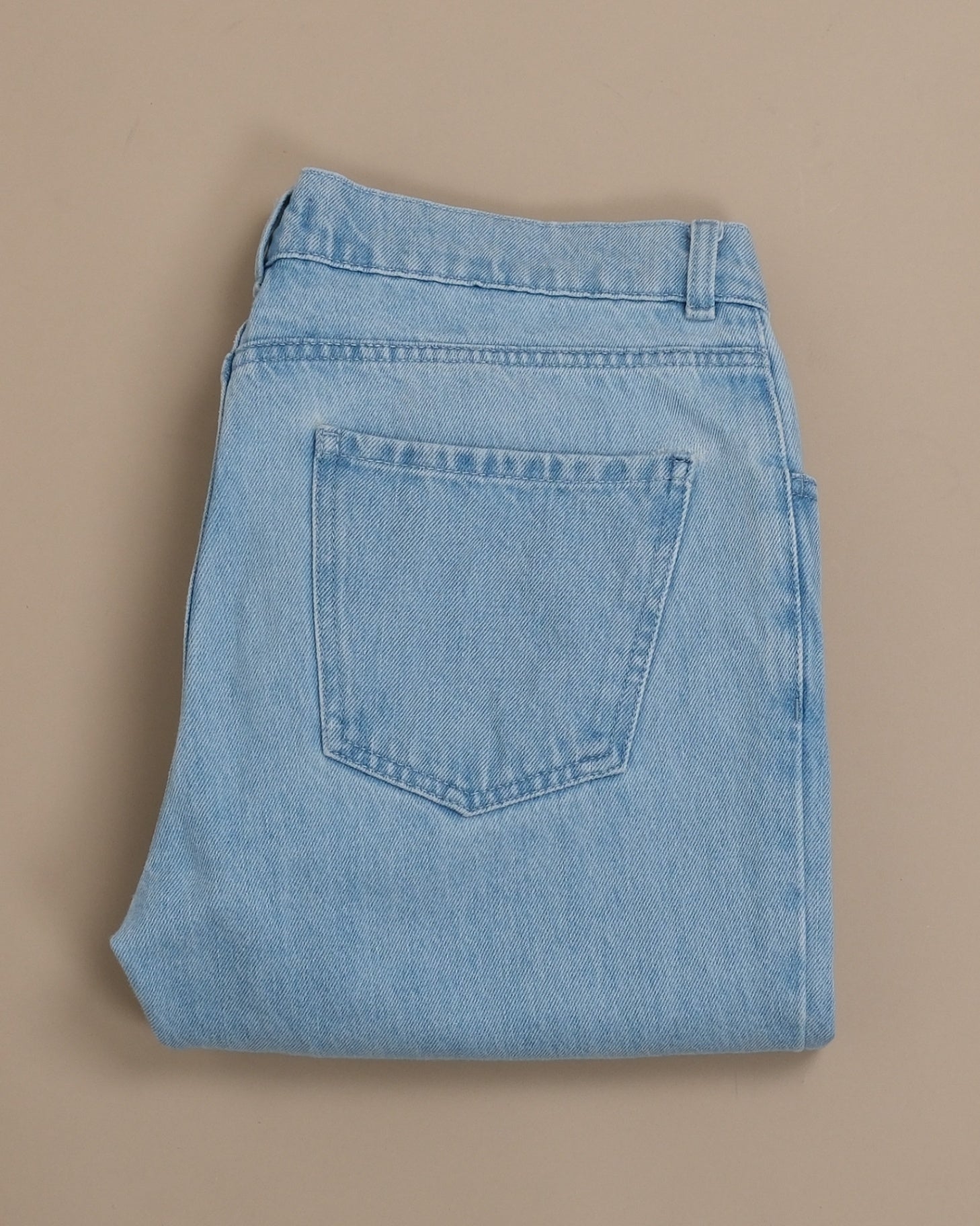 Light Wash Mid-Rise Jeans