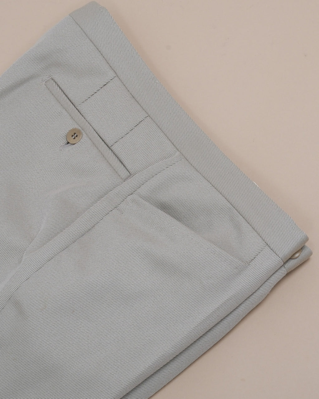 Beige Cavalry Twill French Pocket Trousers