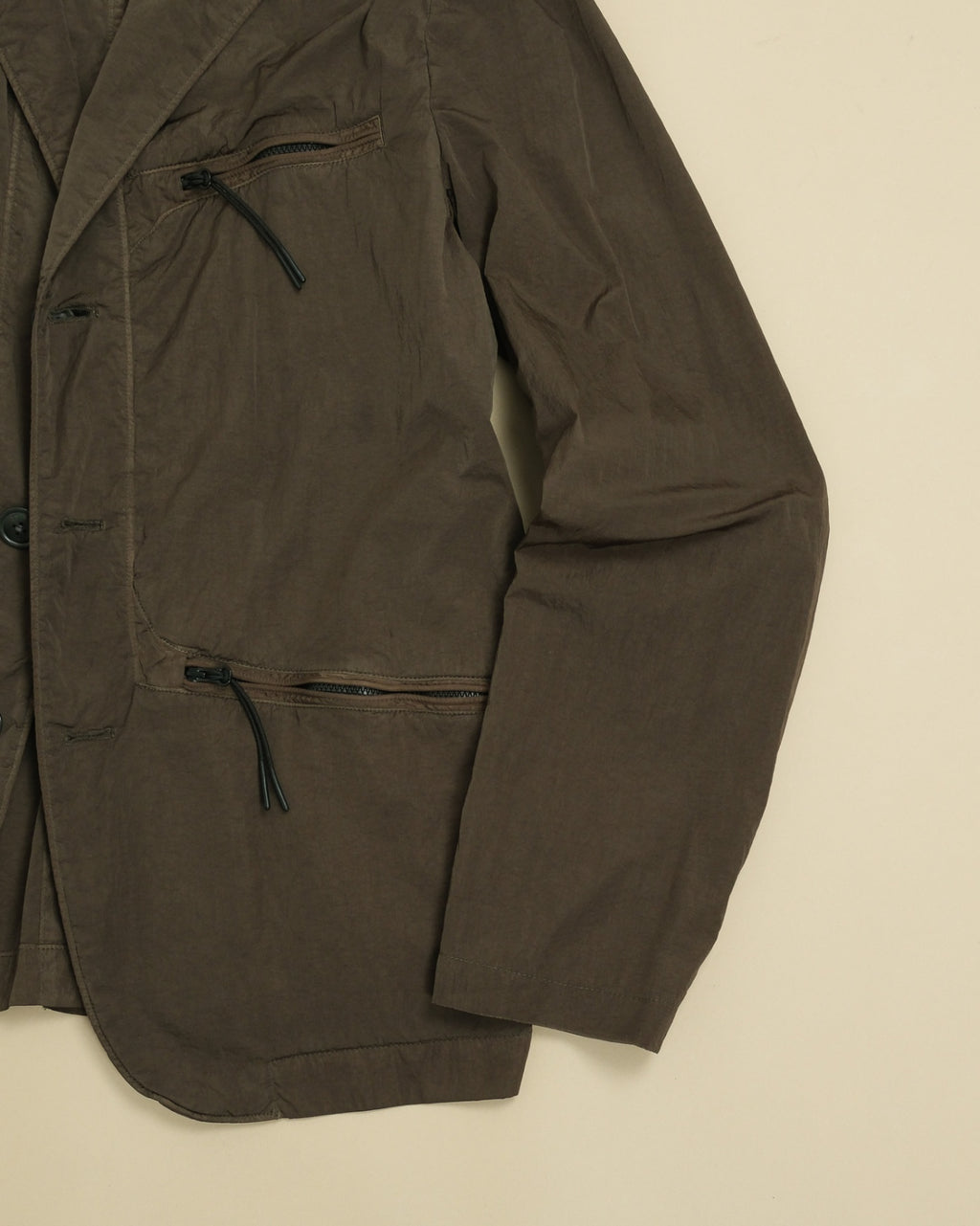Dark Green Windbreaker Jacket