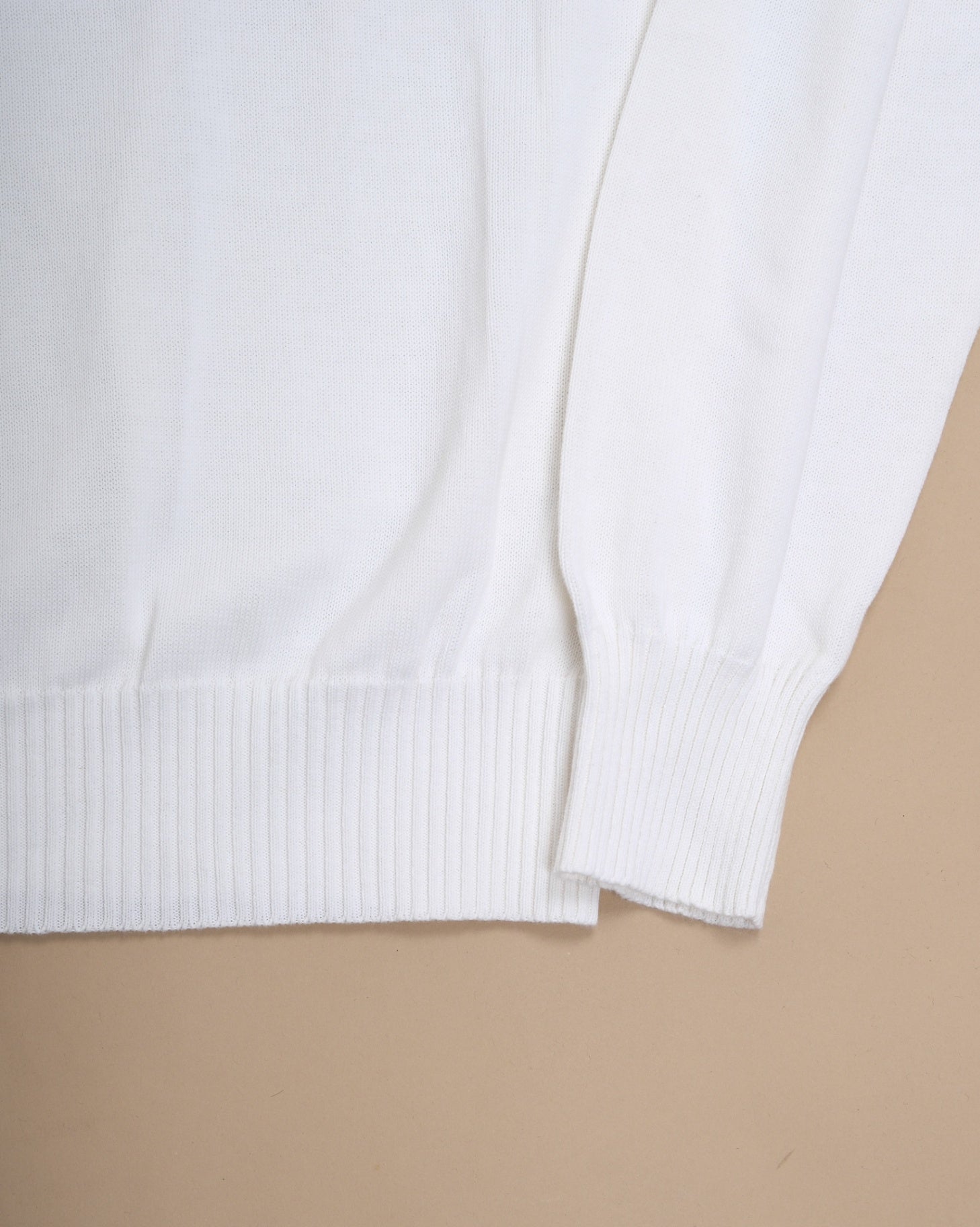 Cream Light Weight Cotton Hoodie