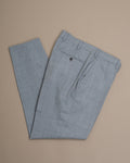 Light Grey Super 120's Wool Trousers
