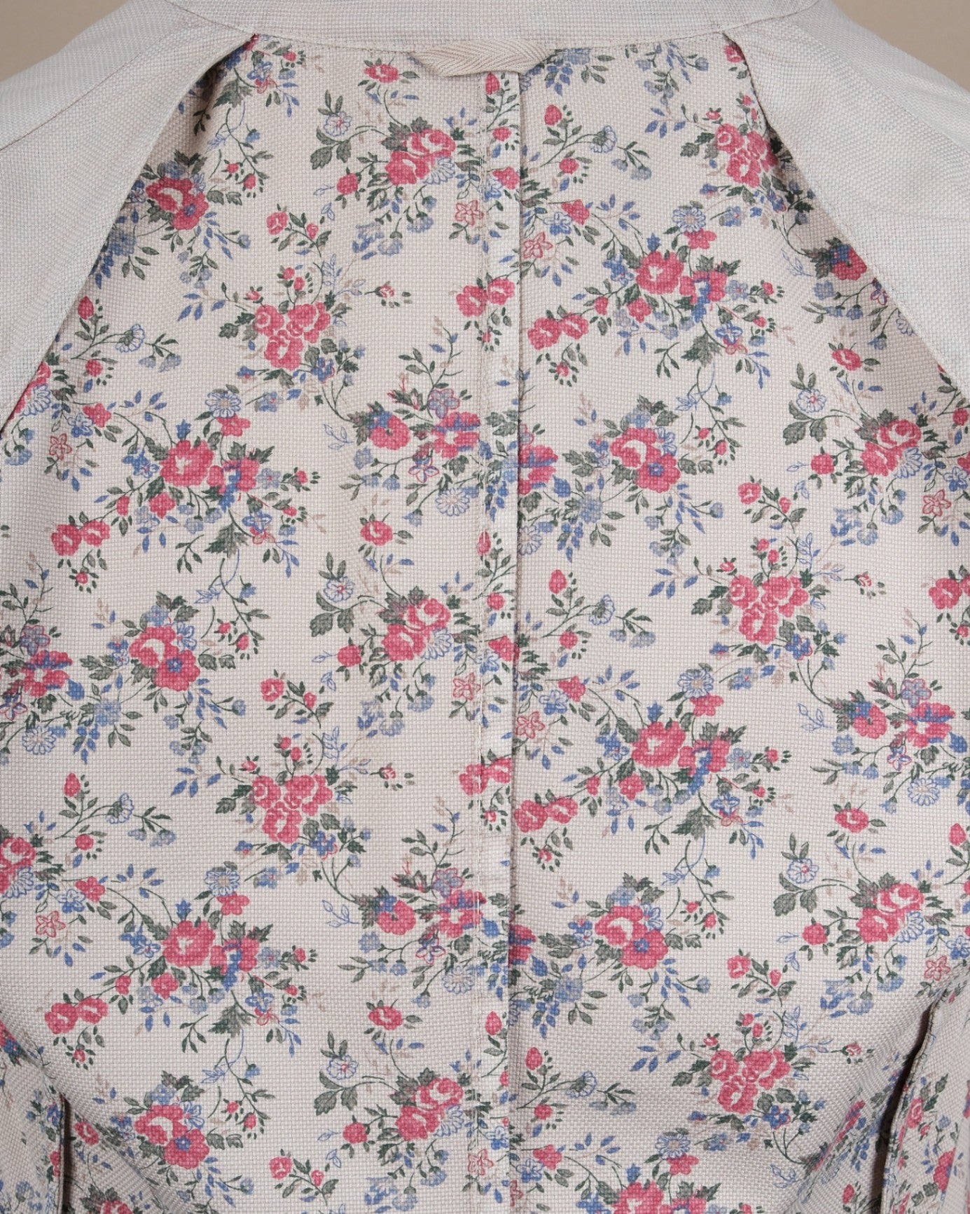 Beige Hopsack Cotton Sports Jacket