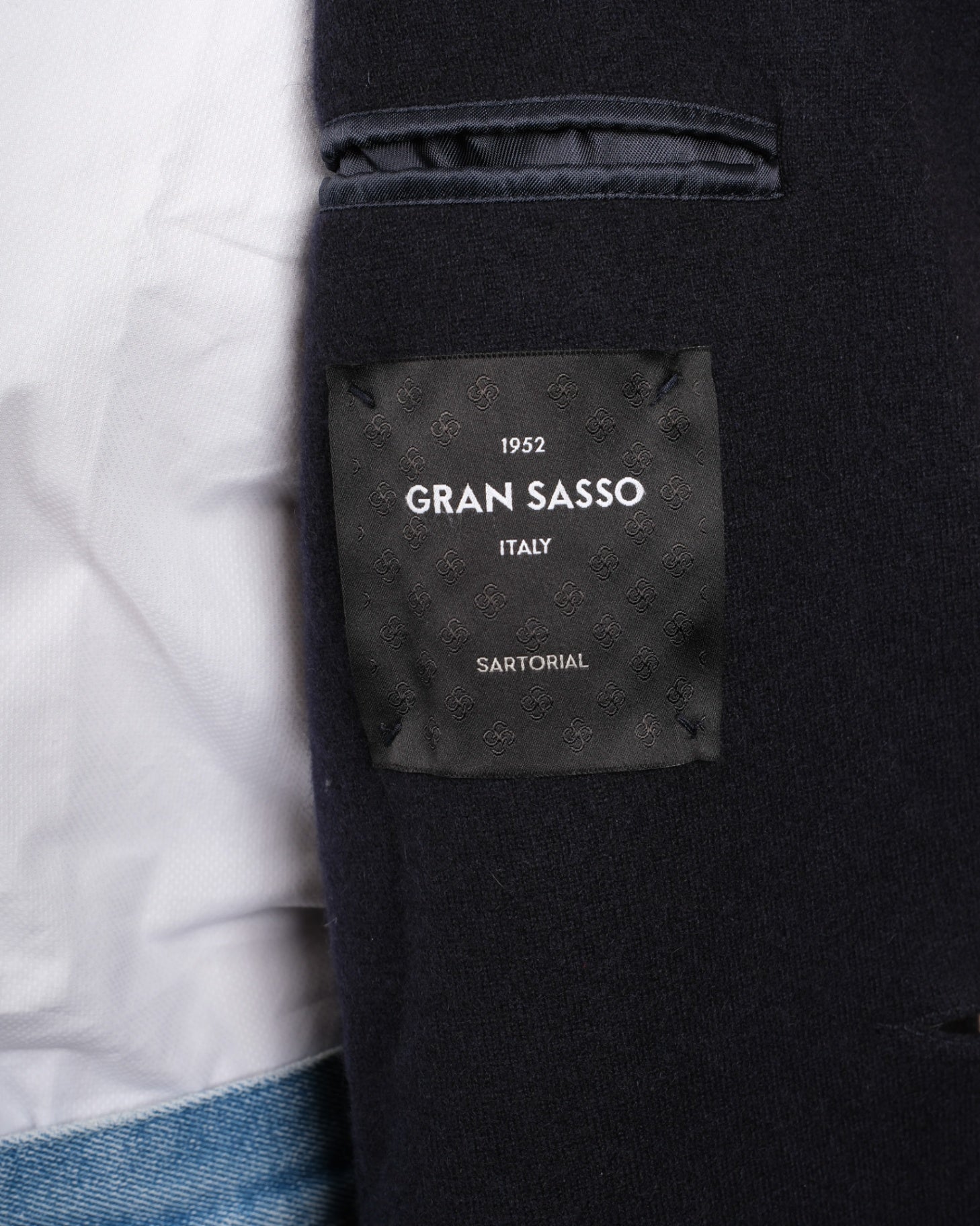 Navy Unlined Cashmere Knitted Sports Jacket