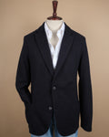 Navy Unlined Cashmere Knitted Sports Jacket