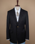 Navy Reda Super 100's Virgin Wool Blazer
