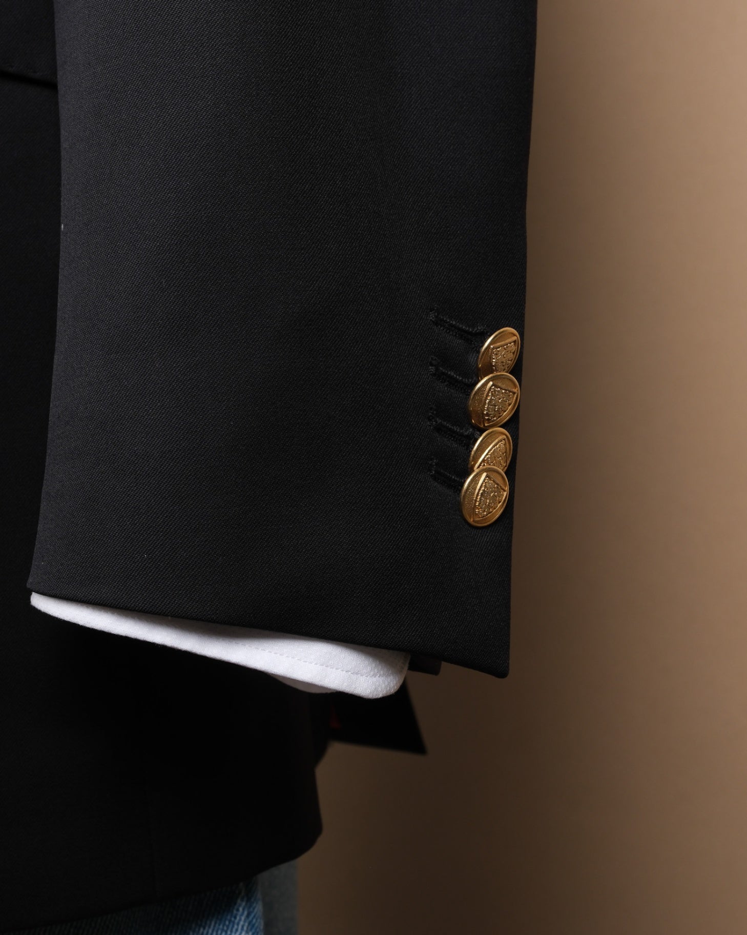 Navy Reda Super 100's Virgin Wool Blazer