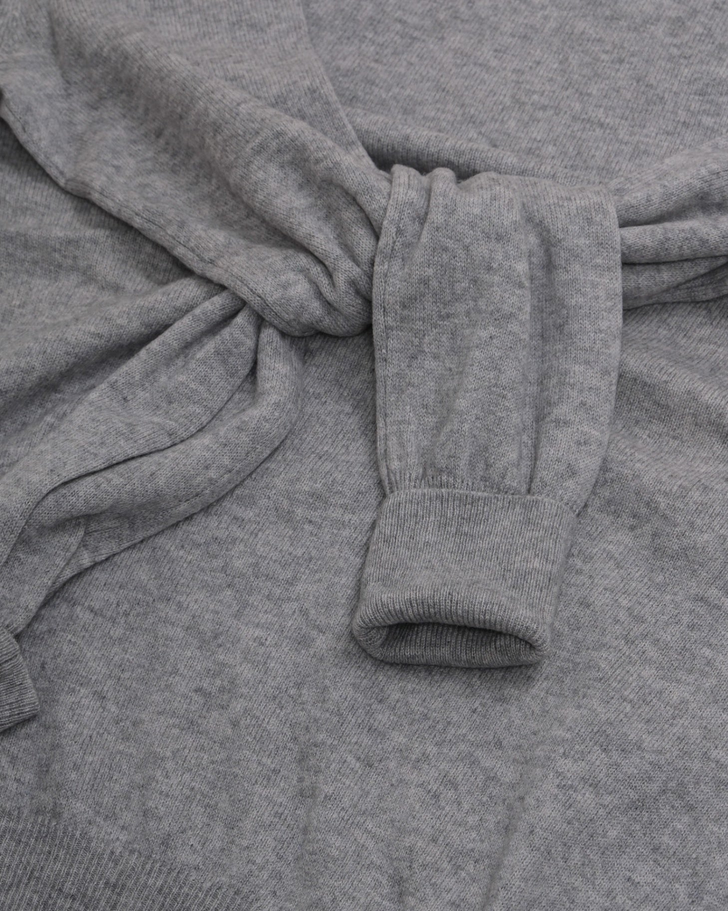 Light Grey Cashmere Crewneck Sweater