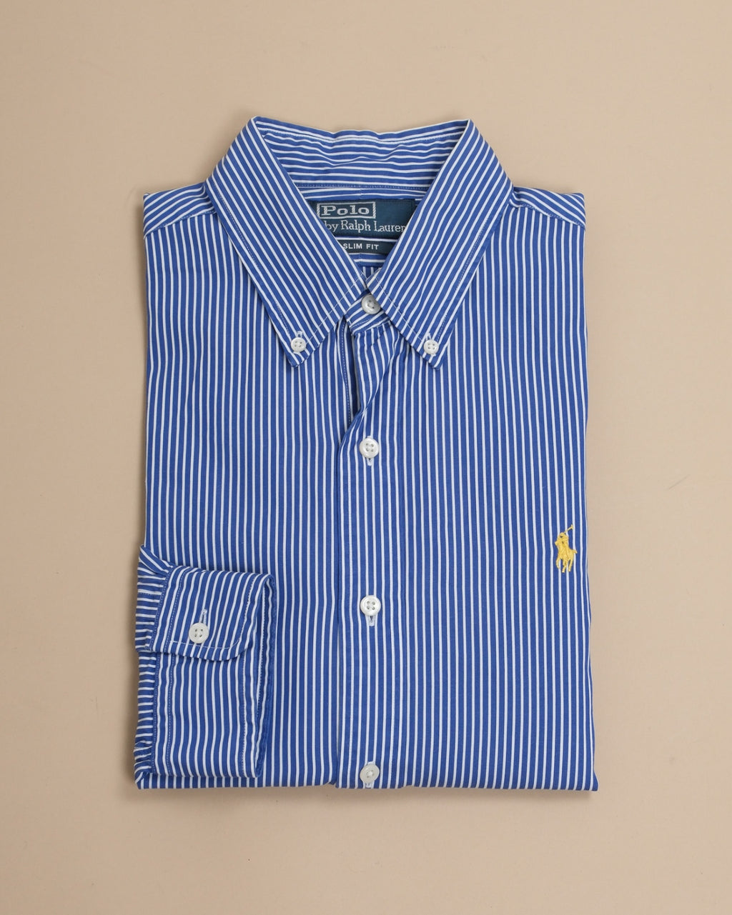 Blue/White Striped BD. Poplin Shirt