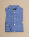 Blue/White Striped BD. Poplin Shirt